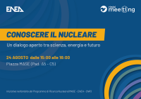 Conoscere il nucleare: un dialogo aperto tra scienza, energia e futuro